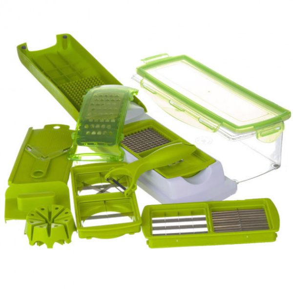 Терка Nicer Dicer PLUS овощерезка универсальная терка ручная овощерезка мультислайсер кухонная овощерезка — изображение 3