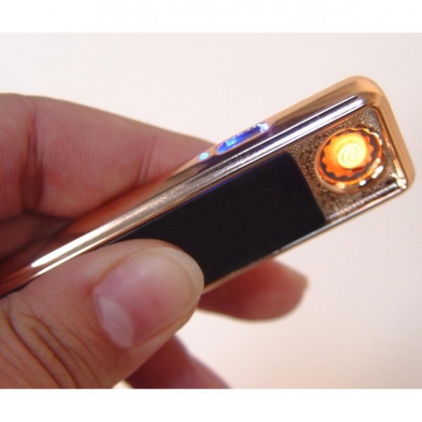 Зажигалка спиральная USB ZGP-1. Цвет: синий — изображение 7