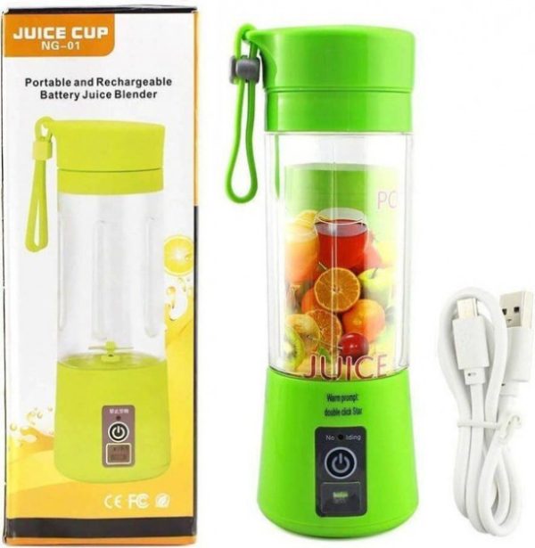 Блендер Smart Juice Cup Fruits USB. Цвет: зеленый — изображение 6