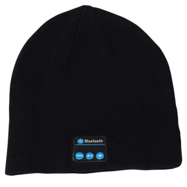 Портативная колонка ШАПКА с bluetooth наушниками SPS Hat BT True. Цвет: черный — изображение 2