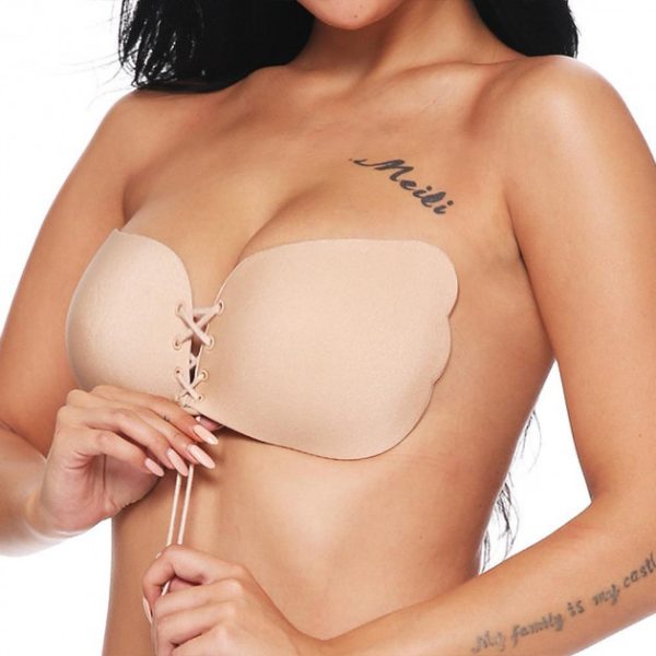 Бюстгальтер Invisible Bra невидимка. Цвет: бежевый — изображение 3