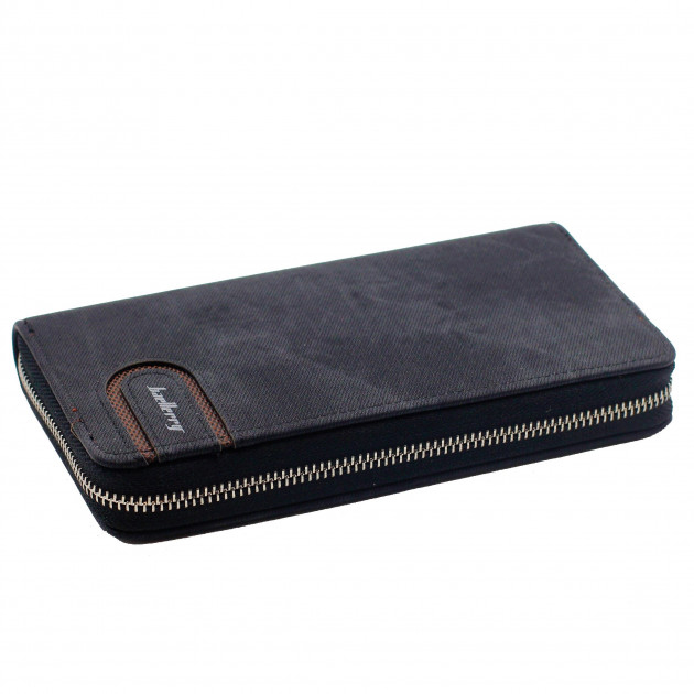 Мужское портмоне Baellerry Denim S1514. Цвет: черный