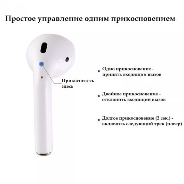 Беспроводные Bluetooth наушники Sensor I100 TWS Stereo Pop-Up — изображение 8