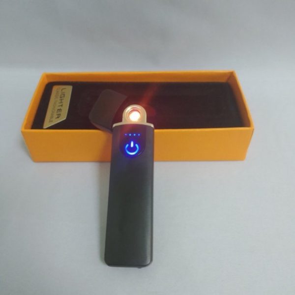 Зажигалка спиральная USB ZGP-4. Цвет: черный — изображение 14