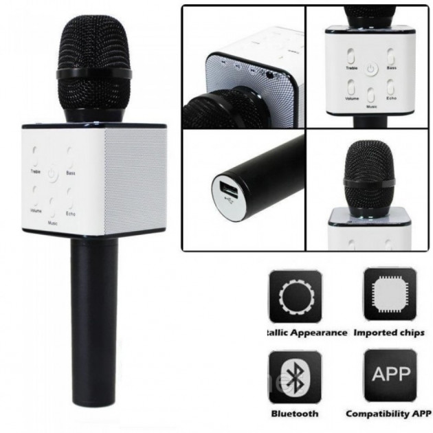 Микрофон Q-7 Wireless Black. Цвет: черный