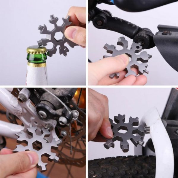 Универсальный инструмент многофункциональный мультитул SNOWFLAKE WRENCH TOOL — изображение 2