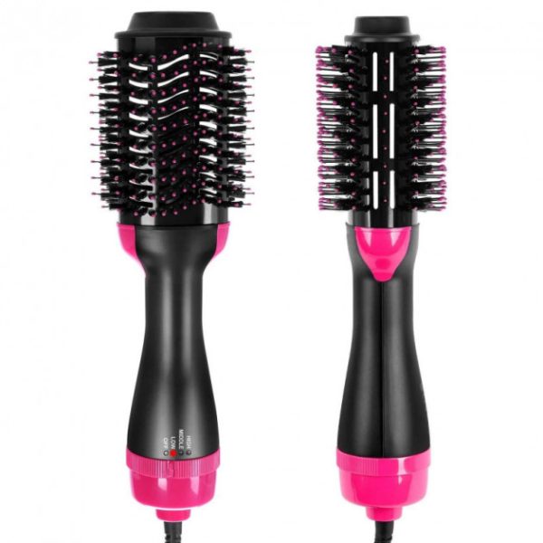 Фен Щетка расчёска 3в1 One step Hair Dryer 1000 Вт 3 режима выпрямитель для укладки волос стайлер с функцией ионизации — изображение 3
