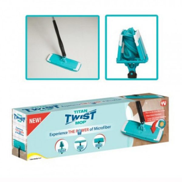 Универсальная поворотная швабра Titan Twist Mop с системой отжима — изображение 6