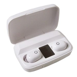 Bluetooth стерео наушники беспроводные c боксом для зарядки Air J16 TWS Original. Цвет: белый