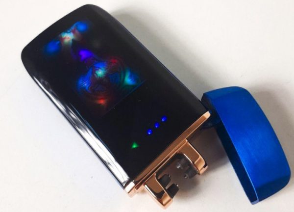 Зажигалка импульсная USB ZGP-70, аккумуляторная зажигалка, зажигалка с зарядкой, ветрозащитная зажигалка — изображение 4