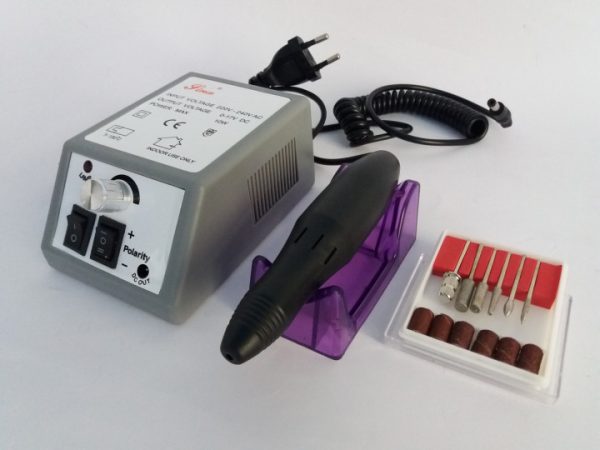 Фрезер для маникюра Beauty nail DM-14/2000, фрезер ручной для маникюра, для снятия гель лака. Цвет: серый — изображение 7
