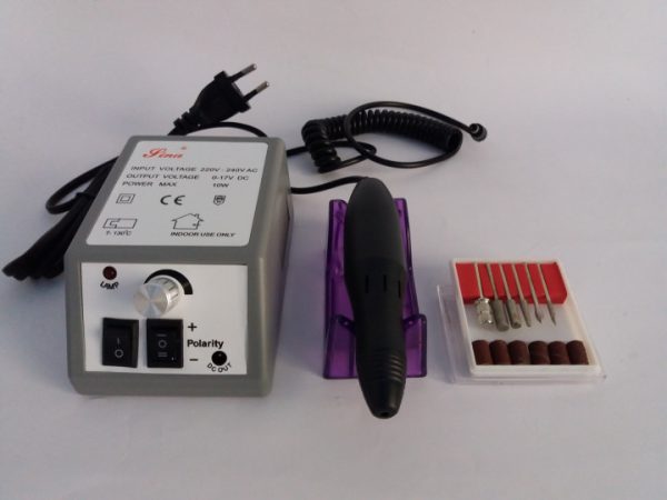 Фрезер для маникюра Beauty nail DM-14/2000, фрезер ручной для маникюра, для снятия гель лака. Цвет: серый — изображение 8