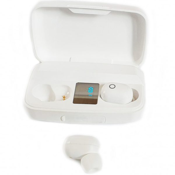 Bluetooth стерео наушники беспроводные c боксом для зарядки Air J16 TWS Original. Цвет: белый — изображение 3
