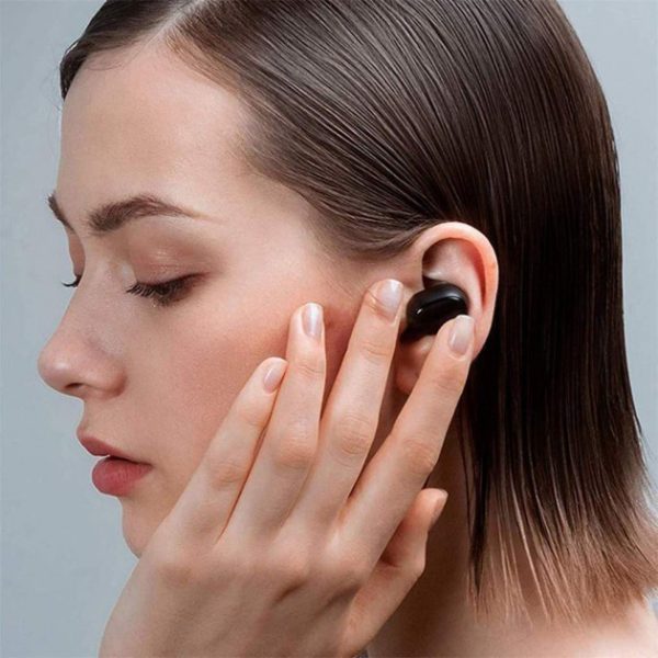 Наушники беспроводные блютуз TWS MiPods A6S True, беспроводные наушники для смартфона,. Цвет: черный — изображение 3