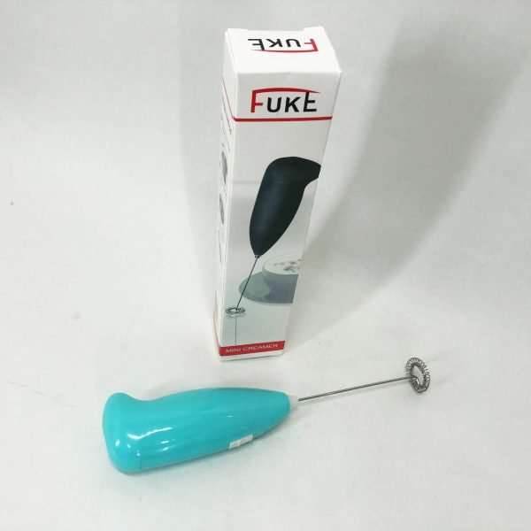 Миксер для сливок-капучинатор FUKE Mini Creamer для взбивания молока, сливок. Цвет: голубой — изображение 7