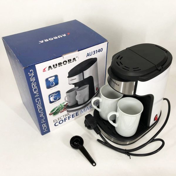 Кофеварка капельная AURORA AU-3140, домашняя кофеварка, маленькая кофемашина для дома — изображение 13