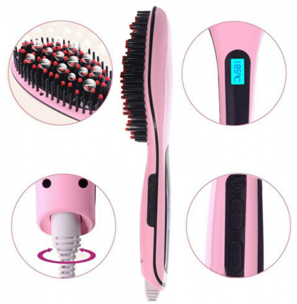 Расческа выпрямитель Fast Hair Straightener, гофре плойка утюжок для волос, утюжок для выравнивания — изображение 8