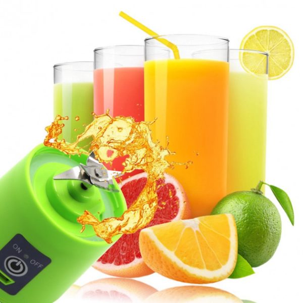 Блендер Smart Juice Cup Fruits USB. Цвет: зеленый — изображение 3