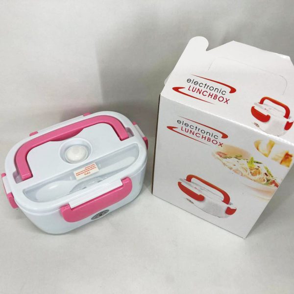 Ланч бокс электрический с подогревом Lunch Heater 220 V Pro, ланч бокс от сети. Цвет: розовый — изображение 9