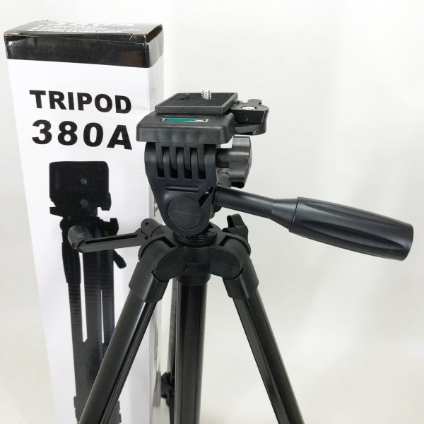 Штатив для камеры, телефона, трипод, тринога TriPod 380A 0.50-1.35м, Штатив раскладной для фото — изображение 8