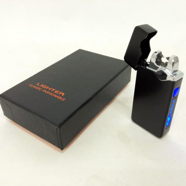 Электроимпульсная зажигалка USB 315, аккумуляторная зажигалка подарочная, Ветрозащитная зажигалка — изображение 12