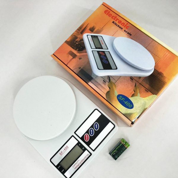 Весы кухонные электронные Domotec SF-400 с LCD дисплеем Белые до 10 кг — изображение 9
