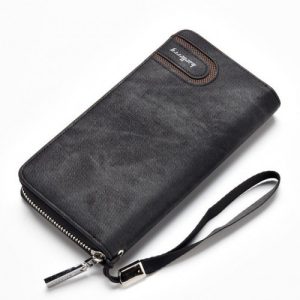 Мужское портмоне Baellerry Denim S1514. Цвет: черный