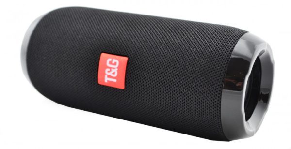 Bluetooth-колонка TG-117 портативная влагостойкая. Цвет: красный — изображение 9
