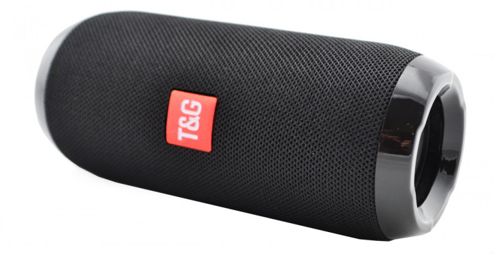 Bluetooth-колонка TG-117 портативная влагостойкая. Цвет: черный