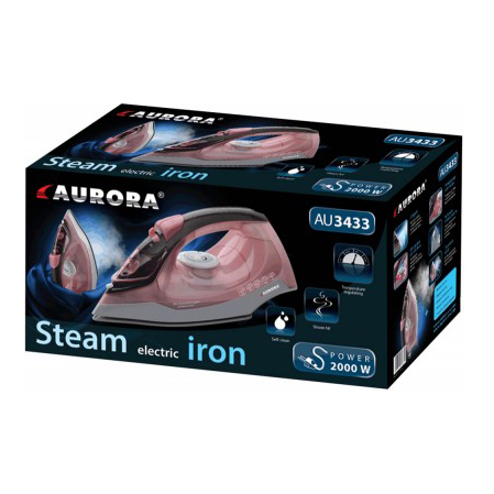 Утюг Aurora AU-3433. Цвет: розовый