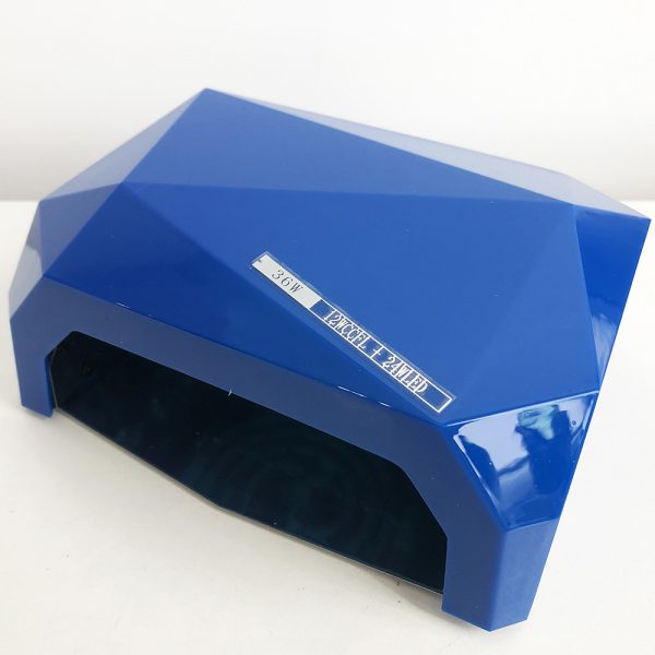 Сушилка для ногтей UV LAMP CCF+LED, Лампа для наращивания ногтей, для маникюра сенсорная. Цвет: синий — изображение 3
