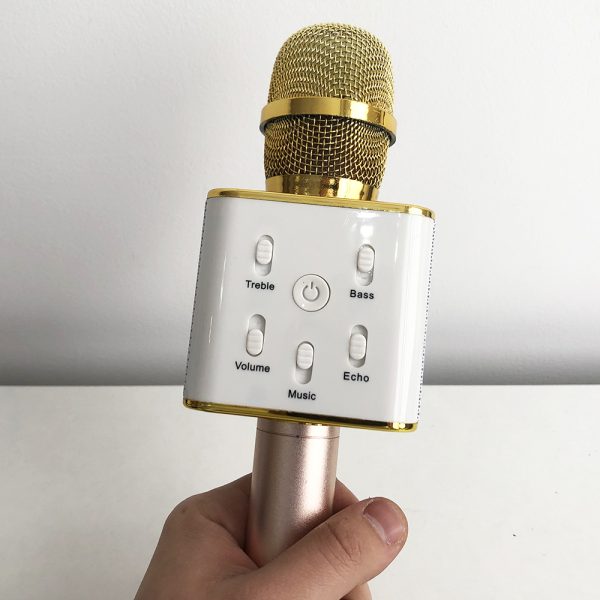 Микрофон Q-7 Wireless Gold. Цвет: золотой — изображение 10