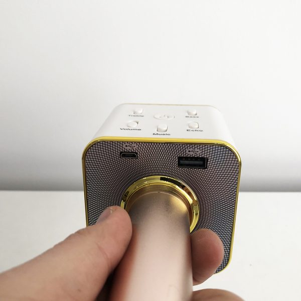 Микрофон Q-7 Wireless Gold. Цвет: золотой — изображение 11