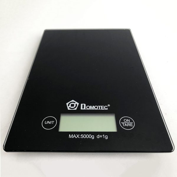 Весы кухонные DOMOTEC MS-912, электронные кухонные весы, весы для взвешивания продуктов. Цвет: черный — изображение 2