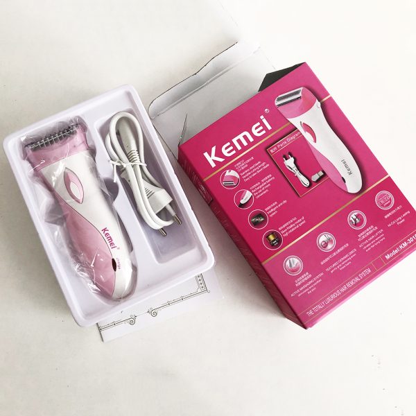 Женский эпилятор-бритва KEMEI КМ-3018 женская — изображение 8