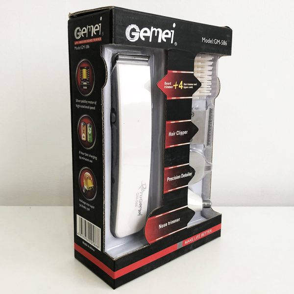 Машинка для стрижки, бритва, триммер GEMEI GM-586 4в1 — изображение 10