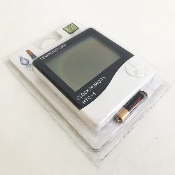 Термогигрометр Generic HTC-1 часы будильник метеостанция, Термометр гигрометр в любом месте — изображение 6