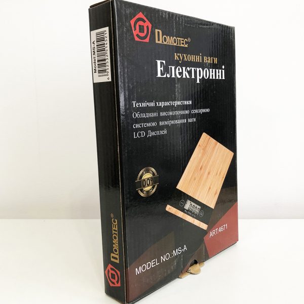 Весы кухонные MATARIX MX-406 5кг Wood, Кухонные весы для приготовления блюд, Весы для домашней кухни — изображение 5