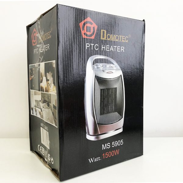 Дуйка DOMOTEC MS-5905 Ceramic, тепловентиллятор, обогреватель электрический, дуйчик обогреватель — изображение 7