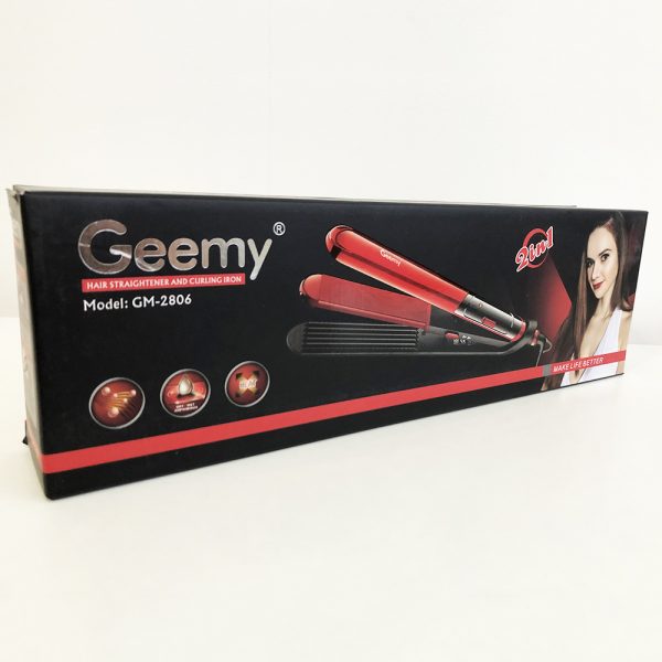 Плойка утюжок гофре для волос GEMEI GM-2806 — изображение 3