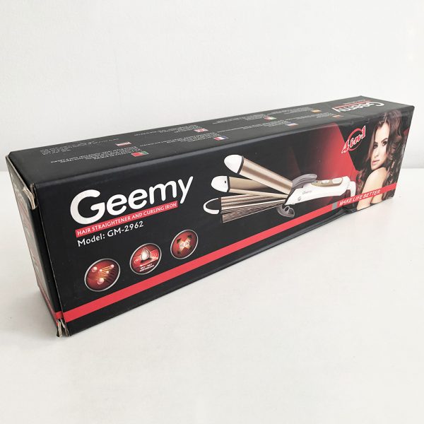 Выпрямитель для волос GEMEI GM-2962 4в1, плойка утюжок выпрямитель, профессиональный утюжок — изображение 7