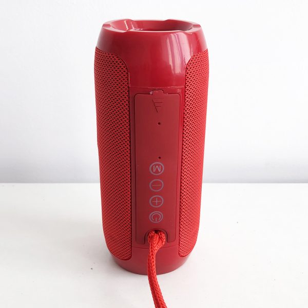 Bluetooth-колонка TG-117 портативная влагостойкая. Цвет: красный — изображение 4