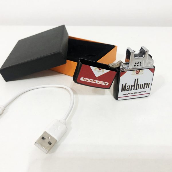 Электрозажигалка дуговая от USB (ZGP 21 Мальборо) сенсорная зажигалка на аккумуляторе — изображение 9