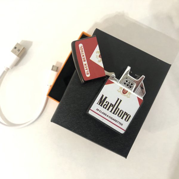 Электрозажигалка дуговая от USB (ZGP 21 Мальборо) сенсорная зажигалка на аккумуляторе — изображение 11