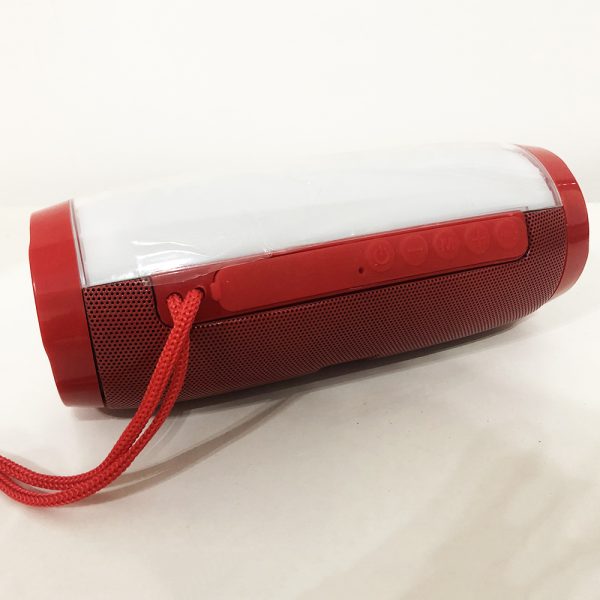 Портативная bluetooth колонка влагостойкая TG157 Pulse с разноцветной подсветкой. Цвет: красный — изображение 6