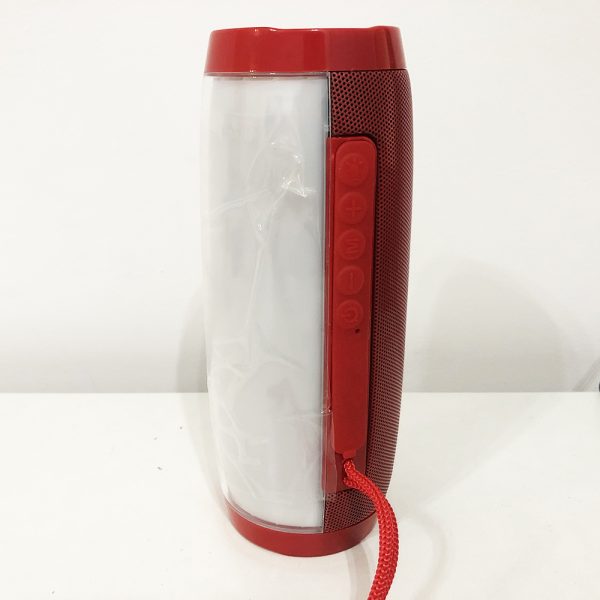 Портативная bluetooth колонка влагостойкая TG157 Pulse с разноцветной подсветкой. Цвет: красный — изображение 16