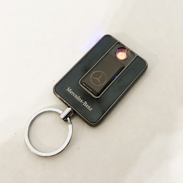 Зажигалка спиральная USB-811. Mercedes. Цвет: черный — изображение 10
