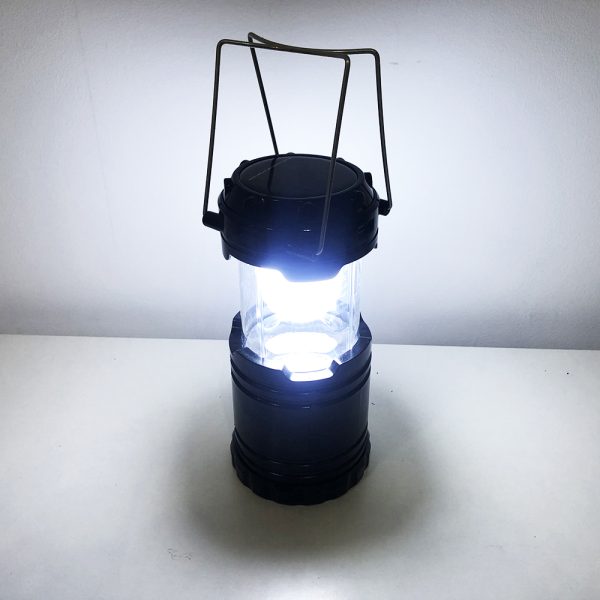 Туристический фонарь-лампа на солнечной батарее с павербанком CAMPING MH-5800T (6+1 LED). Цвет: черный — изображение 10