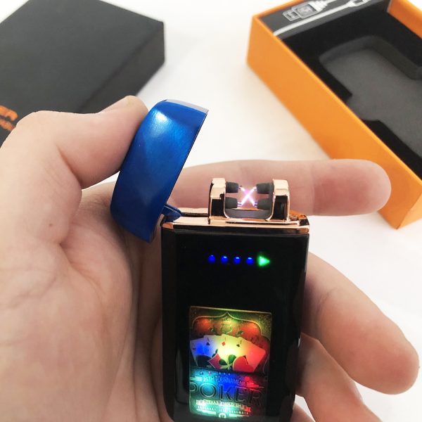 Зажигалка импульсная USB ZGP-70, аккумуляторная зажигалка, зажигалка с зарядкой, ветрозащитная зажигалка — изображение 7