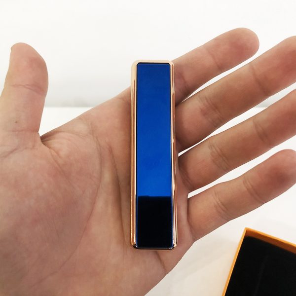 Зажигалка спиральная USB ZGP-1. Цвет: синий — изображение 3